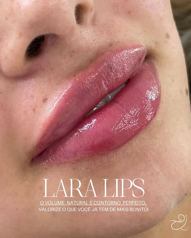 Lara Lips — preenchimento labial com volume natural
